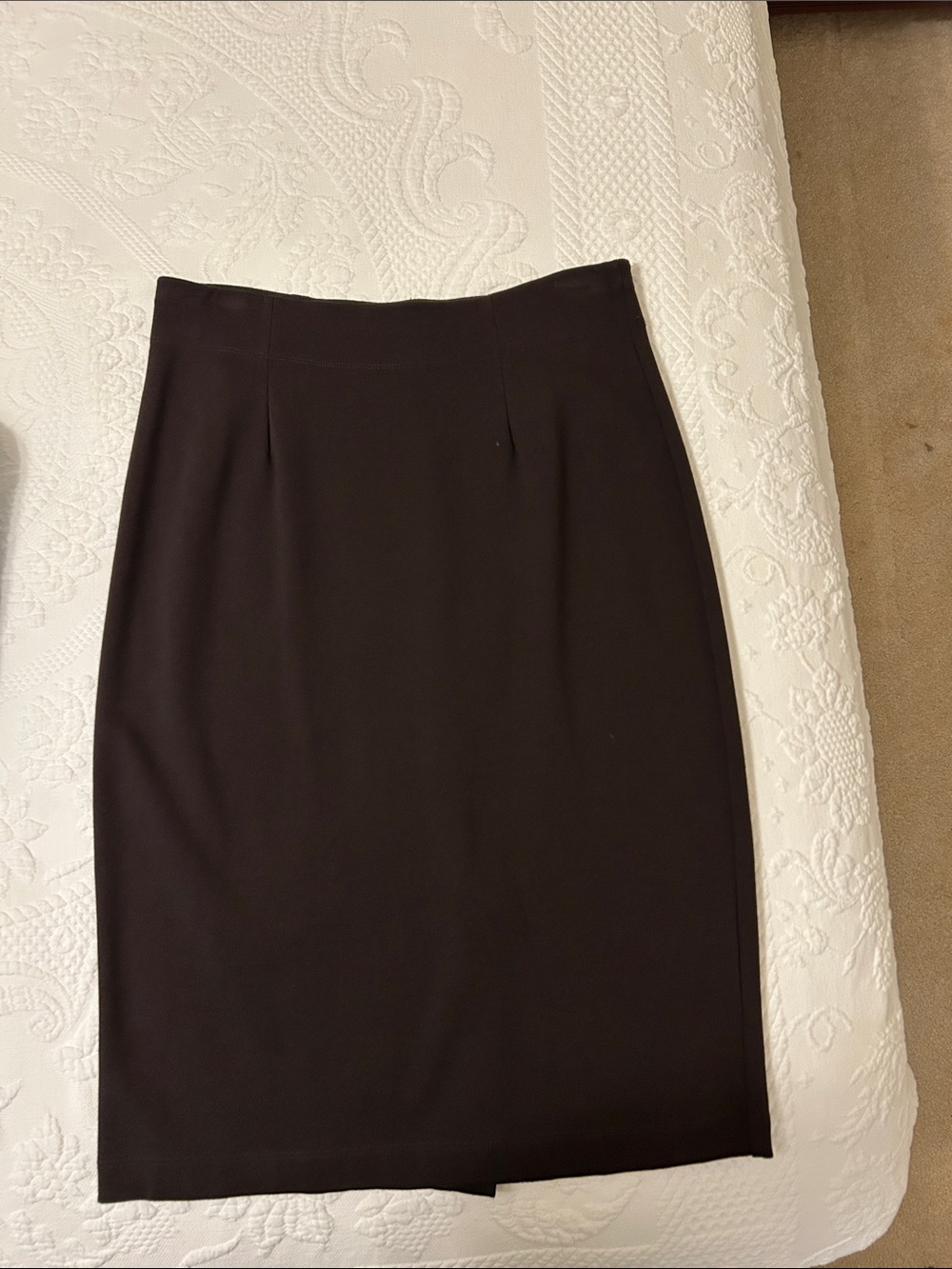 Eileen Fisher chocolate brown Pencil Skirt